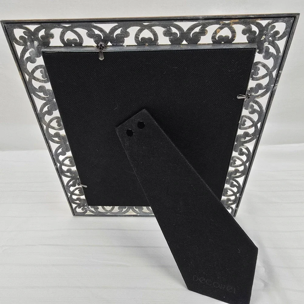 Decorel‎ Heirloom  8x10 Picture Frame Ornate Cream Gold Rhinestone Vintage Style